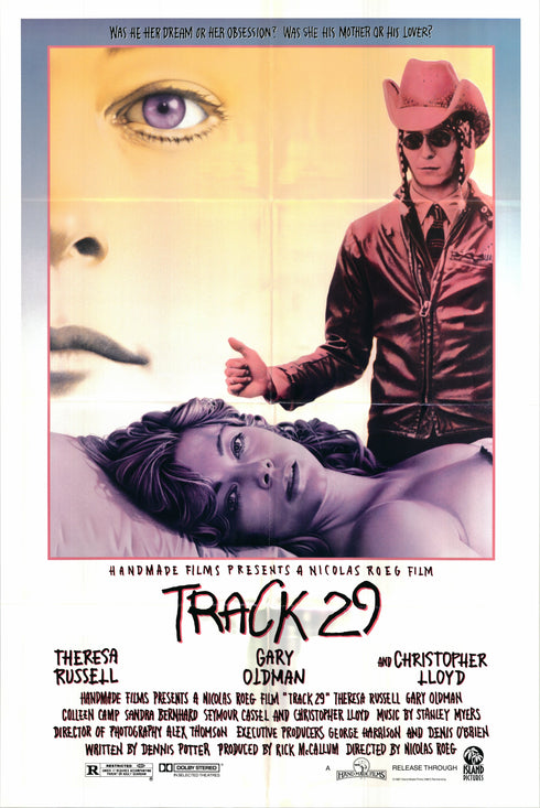track 29 1987 one sheet poster folded